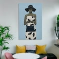 thumbnail image 6 of Amy Sherald-listen, You A Wonder. You A City of A Woman. You Got A Geography of Your Own Artworks Canvas Poster Room Aesthetic Wall Art Prints Home Modern Decor Gifts 24x36inch(60x90cm), 6 of 6