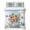 Light Blue Orange White, variant on King Quilt Set 96''x106'', Coastal Sunflower Lightweight Summer Bedspread Coverlet Set with 2 Pillow Shams, Blue Summer Beach Starfish Shell Breathable All Season Quilt Bedding for Bedroom/Guest Room