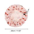 thumbnail image 2 of Unique Bargains Women Strawberry Bath Cap for Bathroom Business Travel 1 Pc Red Pink, 2 of 3