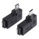 thumbnail image 2 of 2 conectores adaptadores de 90 grados micro USB hembra a micro USB macho., 2 of 6