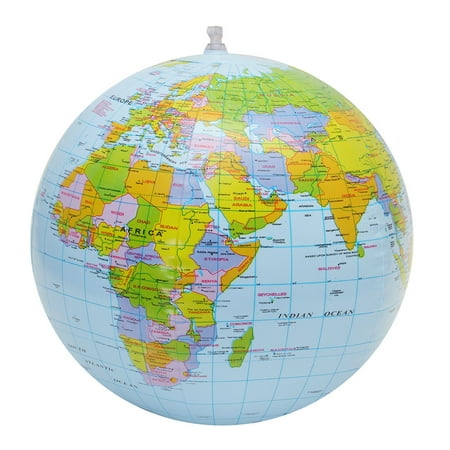 World Map And Globe 30Cm Inflatable World Globe Earth Educational Geography Blow Up Map  Geography Learning Gift For Kids Children Home School | Walmart Canada