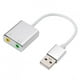 thumbnail image 1 of Tarjeta de sonido externa USB 2.0 Adaptador de audio virtual 3D de 7.1 canales de 3,5 mm para teléfono PC portátil, 1 of 5