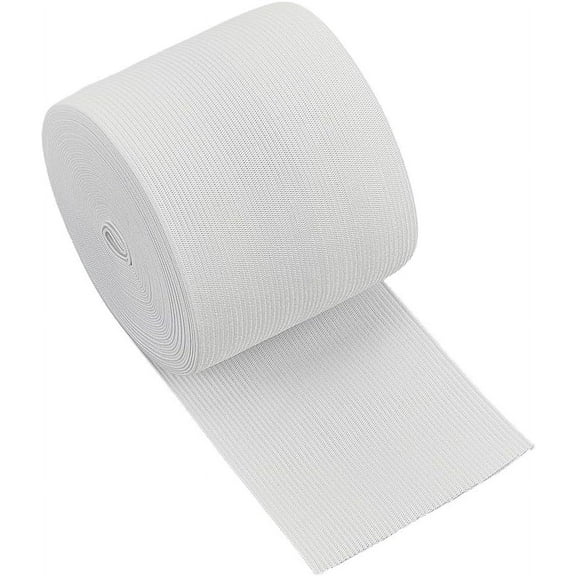 3 Inch 8.5 Yards Knit Elastic Band Flat Stretch Elastic Band White for DIY Sewing Project Waist Band Making Clothing Sewing Mixed Color DIY