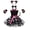 Pink, variant on Girls Black Cat Costume with LED Light Up Tutu Dress, 5 Pcs Kitty Princess Outfit,Ears,Tails and Paw Gloves