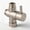 Brushed Nickel, variant on Brass Shower Arm Diverter for Fixed Shower Head with 2-Way Diverter, Brushed Nickel Plated Finish