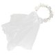 thumbnail image 2 of KAKOWELY Diadema de velo blanco, tocado de princesa para boda, diadema de novia, accesorio para el cabello de niña de las flores para fiesta de cumpleaños, accesorio de fotografía, 2 of 4