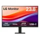 thumbnail image 1 of LG 24U421A-B Monitor de computadora curvado Full HD de 24 pulgadas (1920 x 1080), 100Hz, 5ms, HDR10, 3 lados sin bordes, interruptor, HDMI, USB tipo C de 15 W PD, soporte delgado inclinable, negro, 1 of 5