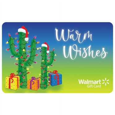 Warm Wishes Walmart Gift Card