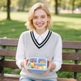 thumbnail image 4 of Solution de Rangement pour Aliments 1 Pce Contenants à Collation Réutilisables Bento avec 3 Compartiments pour la Préparation des Repas et l'Usage Quotidien et pour Adultes dans la Cuisine, la Salle à Manger et les Voyages, 4 of 5