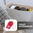 thumbnail image 3 of BRIGHTFUFU Toilet Flapper Kit 1Set Red Silicone Rubber for Toilet Tank Top Waterproof Easy Installation, 3 of 8