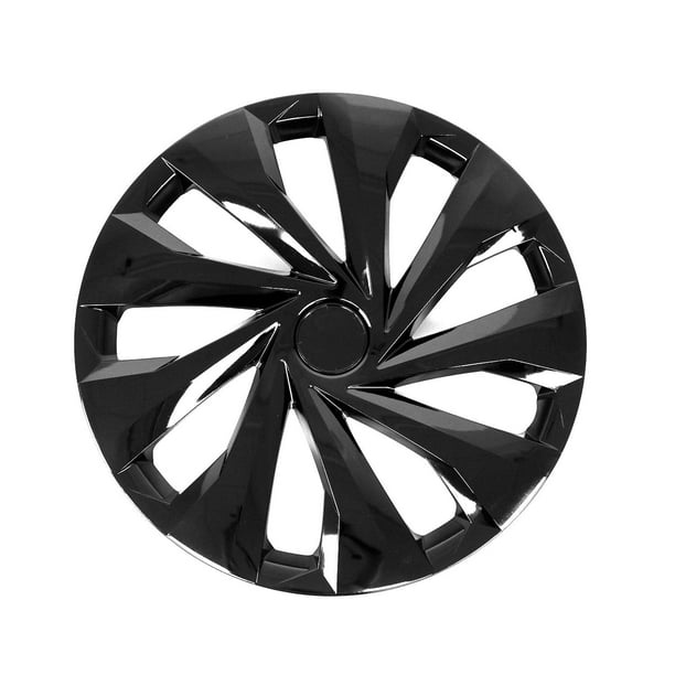 15" Premium Set Wheel Covers for Toyota Corolla Black Hub Caps fit R15