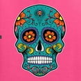 thumbnail image 5 of Wild Bobby Day Of The Dead Sugar Skull Pop Culture Unisex Crewneck Graphic Sweatshirt, Neon Pink, Large, 5 of 5