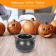 thumbnail image 3 of Cubo de dulces de Halloween, soporte para dulces negros, maceta para adornos de mesa (grande 14cm), 3 of 3