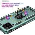thumbnail image 4 of for Galaxy A42 5G Case, A42 5G Case,with HD Screen Protector,[Military Grade] Ring Car Mount Kickstand Hybrid Hard PC Soft TPU Shockproof Protective Case for Samsung Galaxy A42 5G (Dark Green), 4 of 12