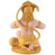thumbnail image 5 of Gold Hanuman Statue Indian Lord Sculpture India Figurine Collection Idol Murti Pooja Sculpture for D, 5 of 5