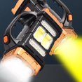 thumbnail image 4 of Portable Solar Lantern 5V 2A 1500/2400mAh IP44 Waterproof Solar Working Hand Lamp COB Flood Light, 4 of 9