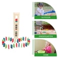 thumbnail image 3 of 1 Set of Plastic Domino Set Household Domino Toy Educational Domino Block Kids Accessory, 3 of 9