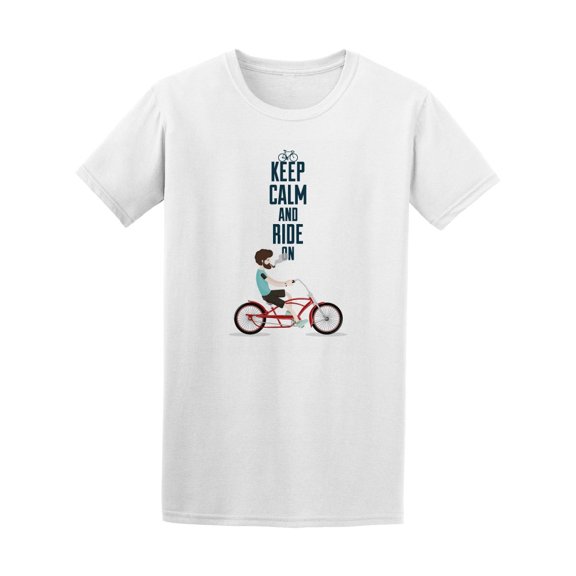 Retro Bicycle With Hipster Keep T-Shirt Men -Image by Shutterstock, Male 4X-Large