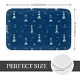 thumbnail image 2 of Sikiie Lighthouses and Anchors Print Flannel Anti-slip Floor Mat 16x24in, Thickened Dustproof Entrance Door Mat Floor Mat for Kitchen, Bathroom, Laundry Room, 2 of 7