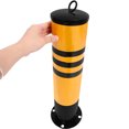 thumbnail image 3 of Minkissy 1Set Steel Safety Bollards Post 55Cm High With Locking System For Roadside Barrier, 3 of 8