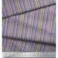 thumbnail image 2 of Soimoi Rayon Crepe Fabric Vertical Stripe Fabric Prints by Yard 46 Inch Wide, 2 of 3