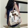 thumbnail image 5 of Mochila de nailon con grafiti versátil y de gran venta para mujer, nueva tendencia 2024, bolso escolar de gran capacidad para desplazamientos, 5 of 5