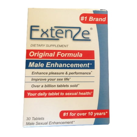 Extenze Formule originale Homme Comprimés d'amélioration de la santé sexuelle - 30 Ea, 6 Pack