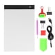 thumbnail image 1 of Almohadilla de copia LED A4, tablero de luz de pintura de diamante, caja de luz de dibujo de atenuación de 3 niveles con accesorios 100-240V, 1 of 8