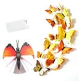 thumbnail image 1 of Labymos 12 Pcs Autocollants Muraux en PVC à Double Couche en Forme de Papillon, Autocollant Mural pour la Maison, Salon, Chambre de Bébé, 1 of 7