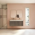thumbnail image 2 of Randalco Village 48" Modern Wood Bathroom Vanity with Sink in Charred Oak, 2 of 13