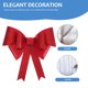 thumbnail image 3 of OUNONA 2Pcs Red Curtain Bow Tiebacks Waterproof Rustic Metal Rope Tiebacks for Outdoor and Indoor Home Decor, 3 of 6