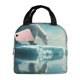 thumbnail image 1 of Easygdp Polar Bear On Iceberg Bolsa Térmica Premium - Tela Oxford Impermeable, Gran Capacidad, Bolsillo Frontal, Unisex para Trabajo, Escuela, Actividades al Aire Libre y Picnics, 1 of 8