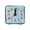 🔥 Blue_New#2556, variant on Transparent Silent Clock battery operated for bedroom dorm minimalist small analog table clock portable travel nightstand use