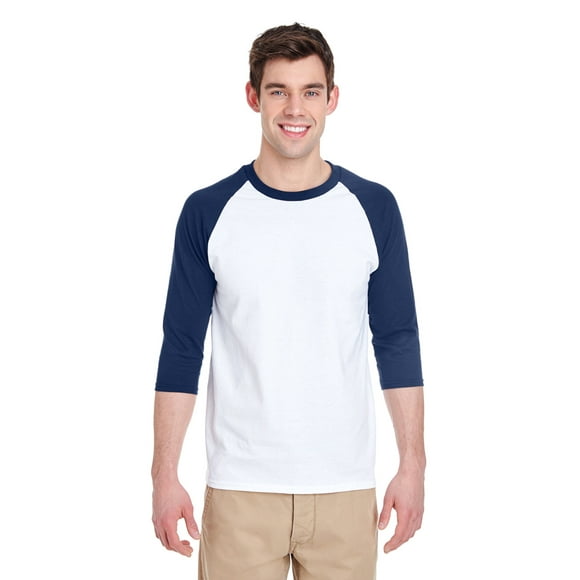 Gildan Heavy Cotton Adult 3/4 Raglan Tee