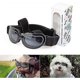 thumbnail image 3 of Shopping Mall Dog Goggles Anti-UV Adjustable Transparent Dog Sunglasses Easy to Wear Windproof Motorcycle Puppy Glasses (Transparent Black), 3 of 5
