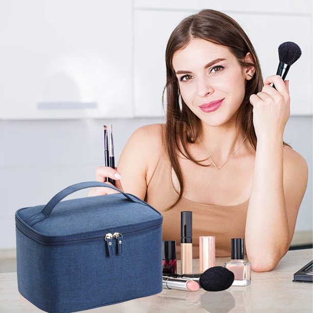 Xihbxyly Ofertas Relámpago de Liquidación de Hoy Bolsa de Viaje para Hombre y Mujer, Bolsa de Cosméticos a Prueba de Lluvia, Bolsa de Cosméticos Estética con Bonito Patrón de Rombos, Bolsa de Almacen