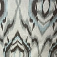thumbnail image 5 of Plutus Ikat Dream Blue, Black, Cream Handmade Luxury Pillow - Double sided 12" x 20", 5 of 5