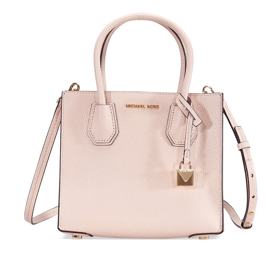 MICHAEL Michael Kors Michael Pebble Leather Double Pouch Crossbody in Pink   Lyst
