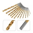 thumbnail image 1 of Hss Foret Hss Acier à Grande Vitesse 13Pcs 1.5 6.5Mm Steenium à Grande Vitesse Enduit Forets Ensemble Outil avec Poignée Ronde, 1 of 8