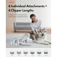 thumbnail image 6 of Homerunpet Vacuum & Grooming Kit, Ultra Quiet, 6 Attachments, Deshedding & Anti Shedding Tools + Trimmer, 6 of 6
