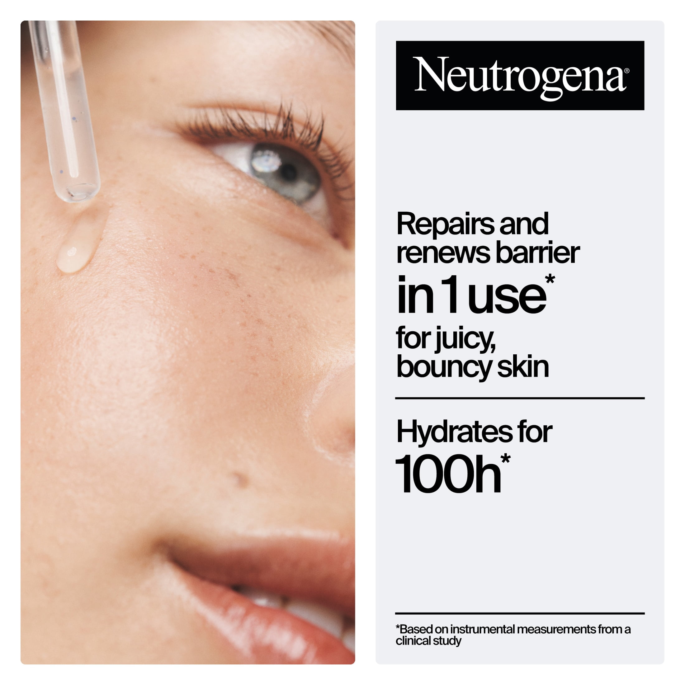 Neutrogena Hydro Boost Hyaluronic Acid Rejuvenating Serum, Skin Barrier Support Face Serum
