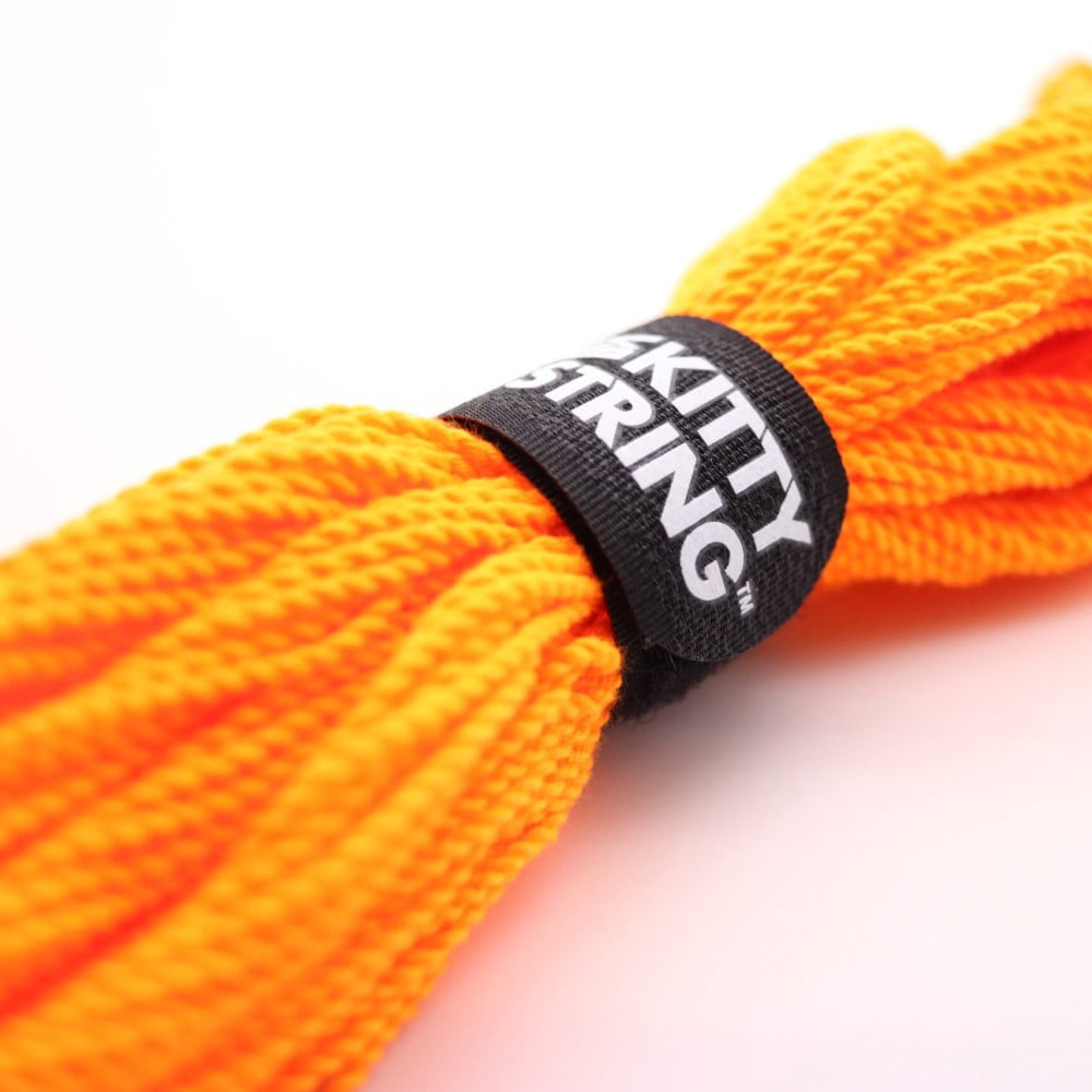 Kitty String First Class 100 Pack Yo-Yo String - XL YoYo String (Orange)
