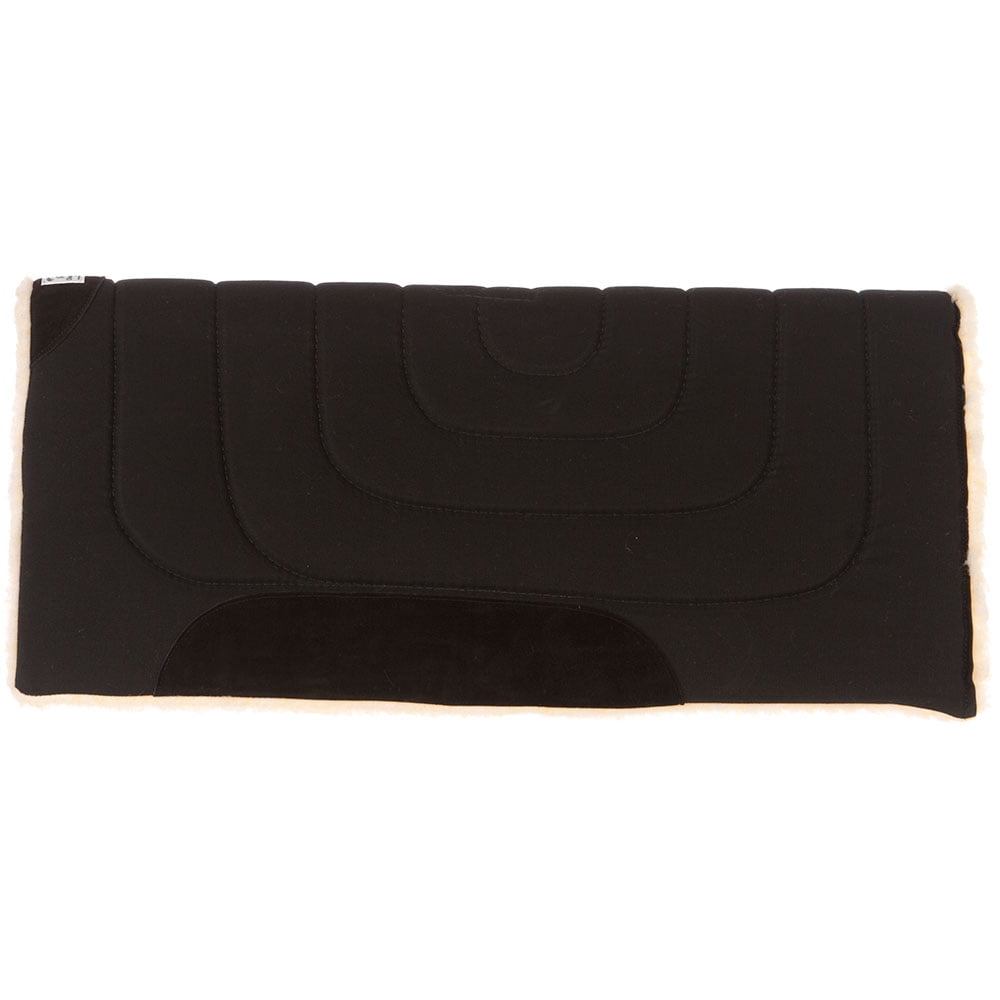 Contoured Comfort Cutter Saddle Pad, Black