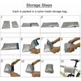 thumbnail image 7 of Bike Cover Outdoor Storage Waterproof Bicycle Cover Rain Sun UV Snow Dust Wind Proof Bicycle Covers- Foldable Bike Storage Bag with Anti-theft Lock Hole for Mountain Bike and Road Bike Covers, 7 of 7