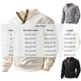 thumbnail image 2 of Miqool Men's Casual Sweatshirt Stand Collar Quarter Button Long Sleeve Lightweight Pullover Sweater Tops, 2 of 8