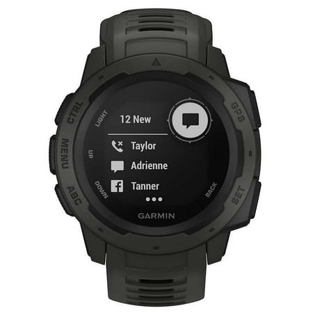 garmin instinct graphite smartwatch