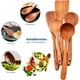 thumbnail image 3 of Juego de 6 Cucharas de Madera Bluelander Teca, 3 of 5