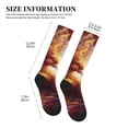 thumbnail image 5 of Bixox Red And White Fire Bird Print Compression Socks,Compression Socks Women & Men Circulation for Medical,Running,Athletic, 5 of 7