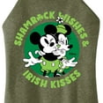 thumbnail image 3 of Disney - Shamrock Wishes Irish Kisses - Juniors High Neck Tank Top, 3 of 5