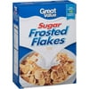 Great Value Sugar Frosted Flakes Cereal, 23 oz